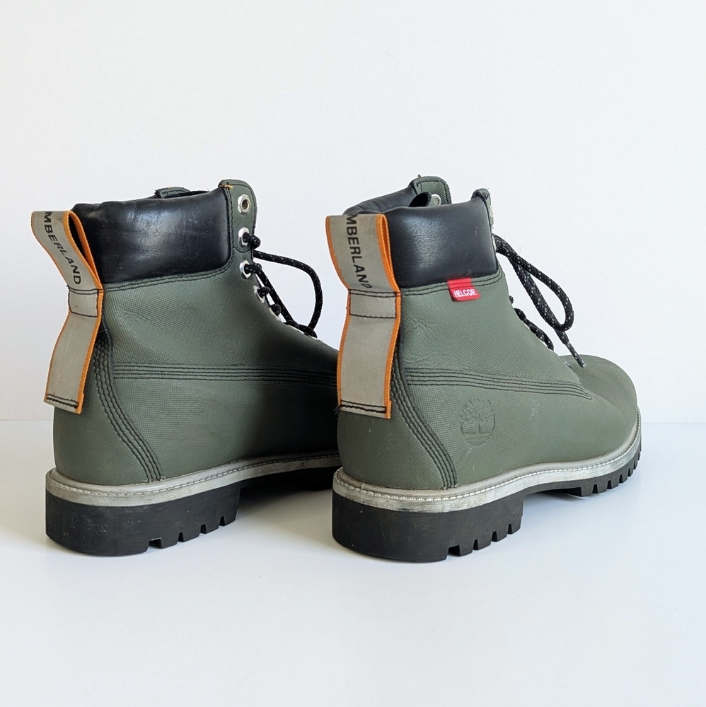 Timberland 6-Inch Helcor Leather Waterproof Boot Olive Green Men's sz 8 - Picture 2 of 12